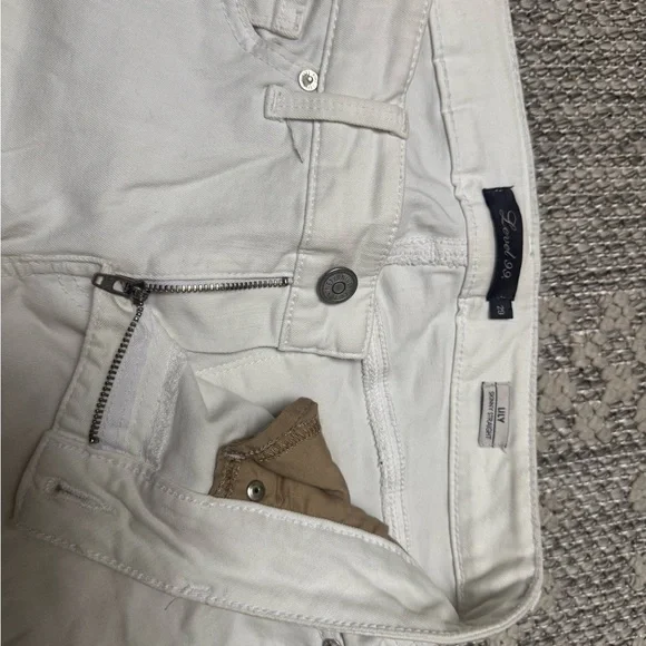 Anthropologie Level 99 White Skinny Jeans - Picture 6 of 9